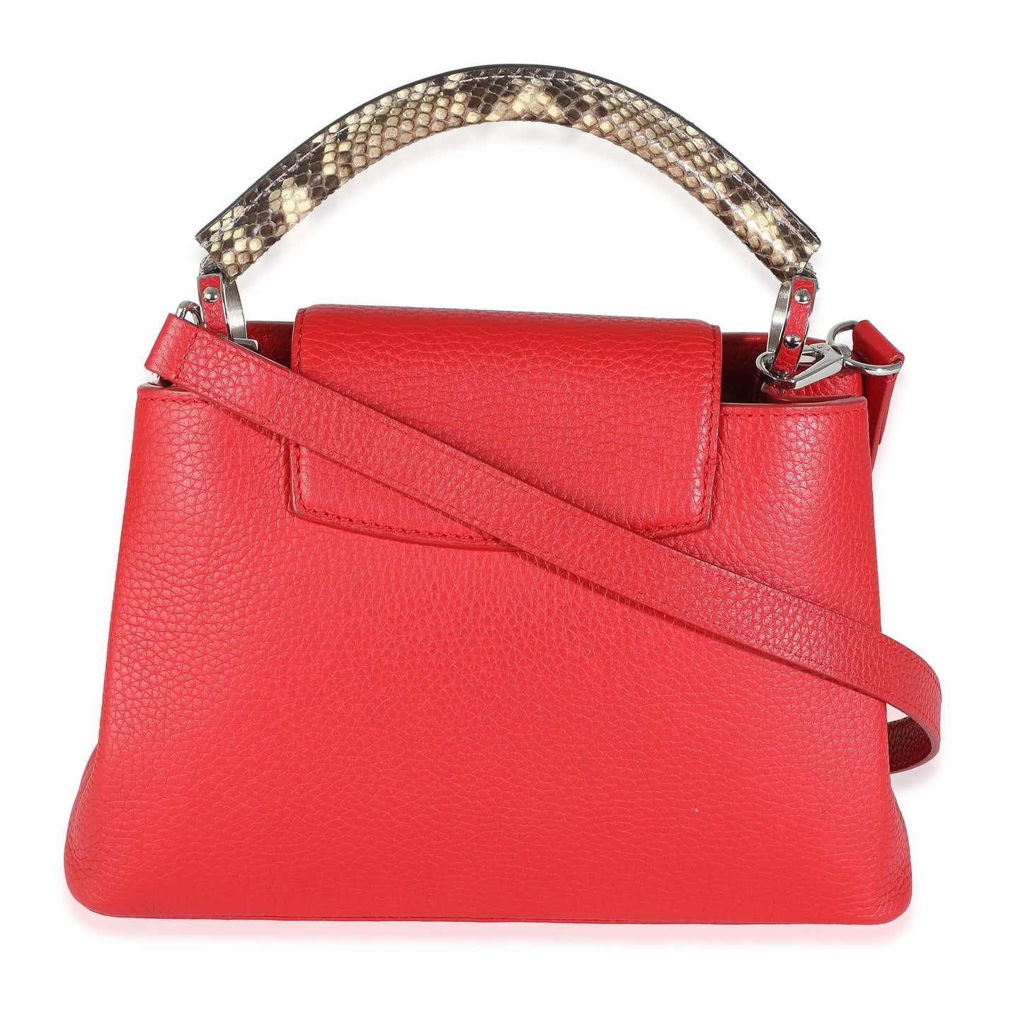 Louis Vuitton Rubis Taurillon Python Capucines BB