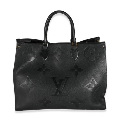 Louis Vuitton Black Monogram Empreinte Onthego GM