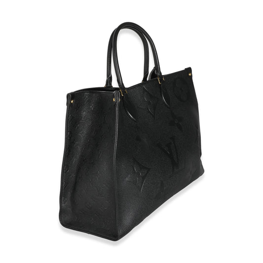 Louis Vuitton Black Monogram Empreinte Onthego GM