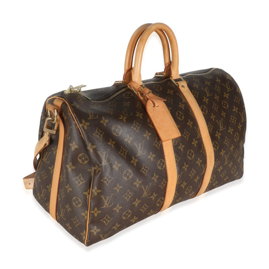Louis Vuitton Monogram Canvas Keepall Bandouliere 45