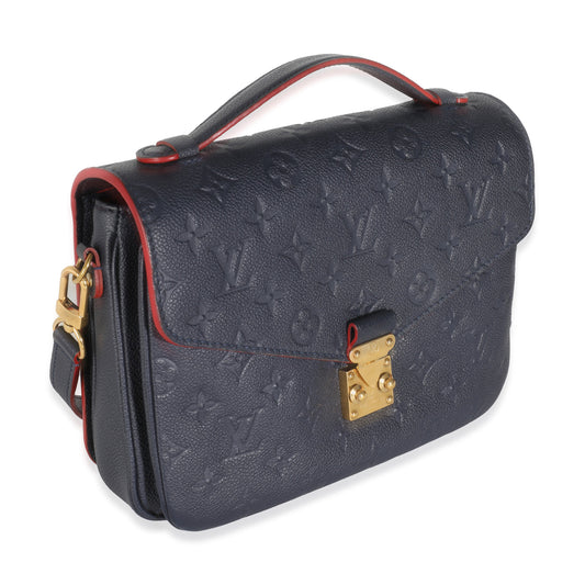 Louis Vuitton Marine Rouge Empreinte Pochette Metis