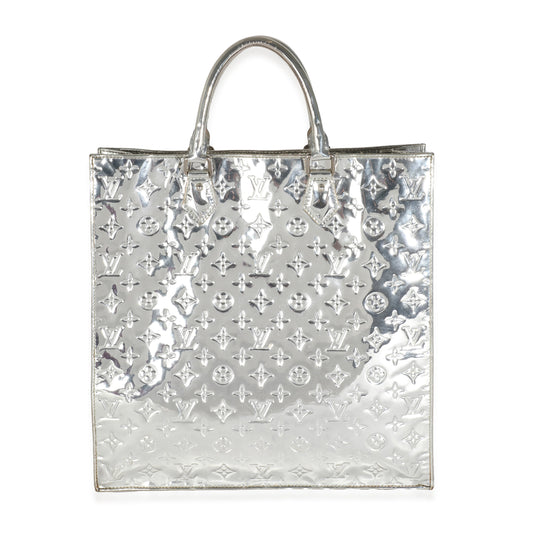 Louis Vuitton Silver Monogram Miroir Sac Plat