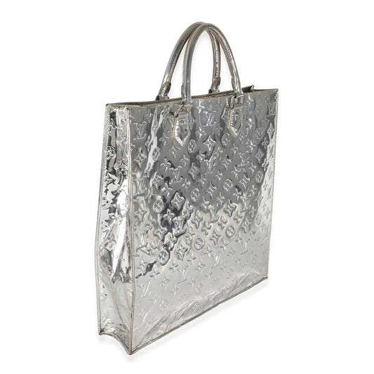 Louis Vuitton Silver Monogram Miroir Sac Plat