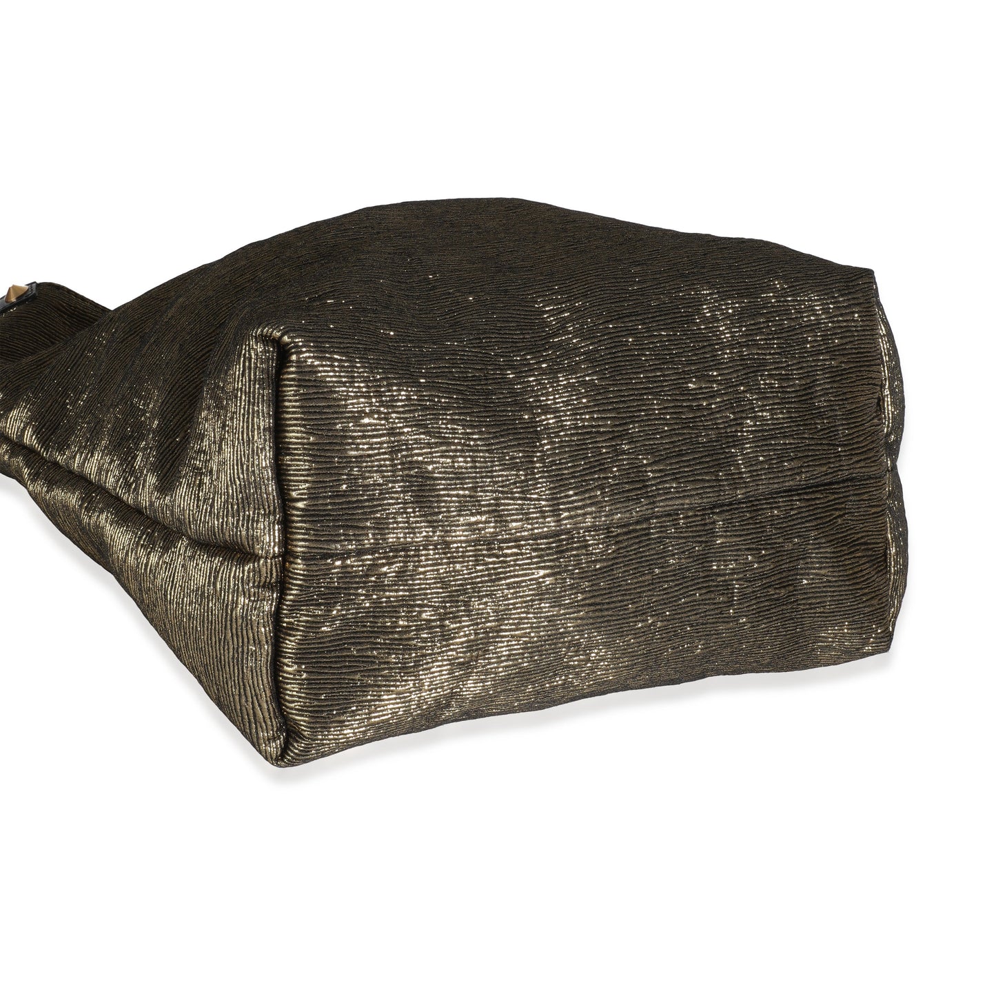 Louis Vuitton Gold Metallic Jacquard Double Jeu Tote