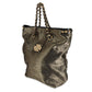 Louis Vuitton Gold Metallic Jacquard Double Jeu Tote