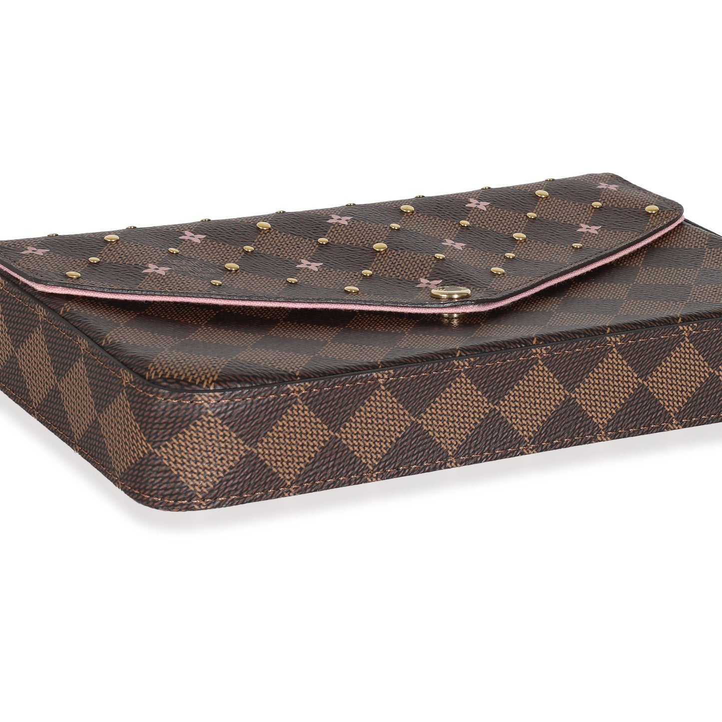 Louis Vuitton Damier Ebene Canvas Studded Felicie Pochette