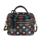 Louis Vuitton Black Multicolor Canvas Game On Vanity PM