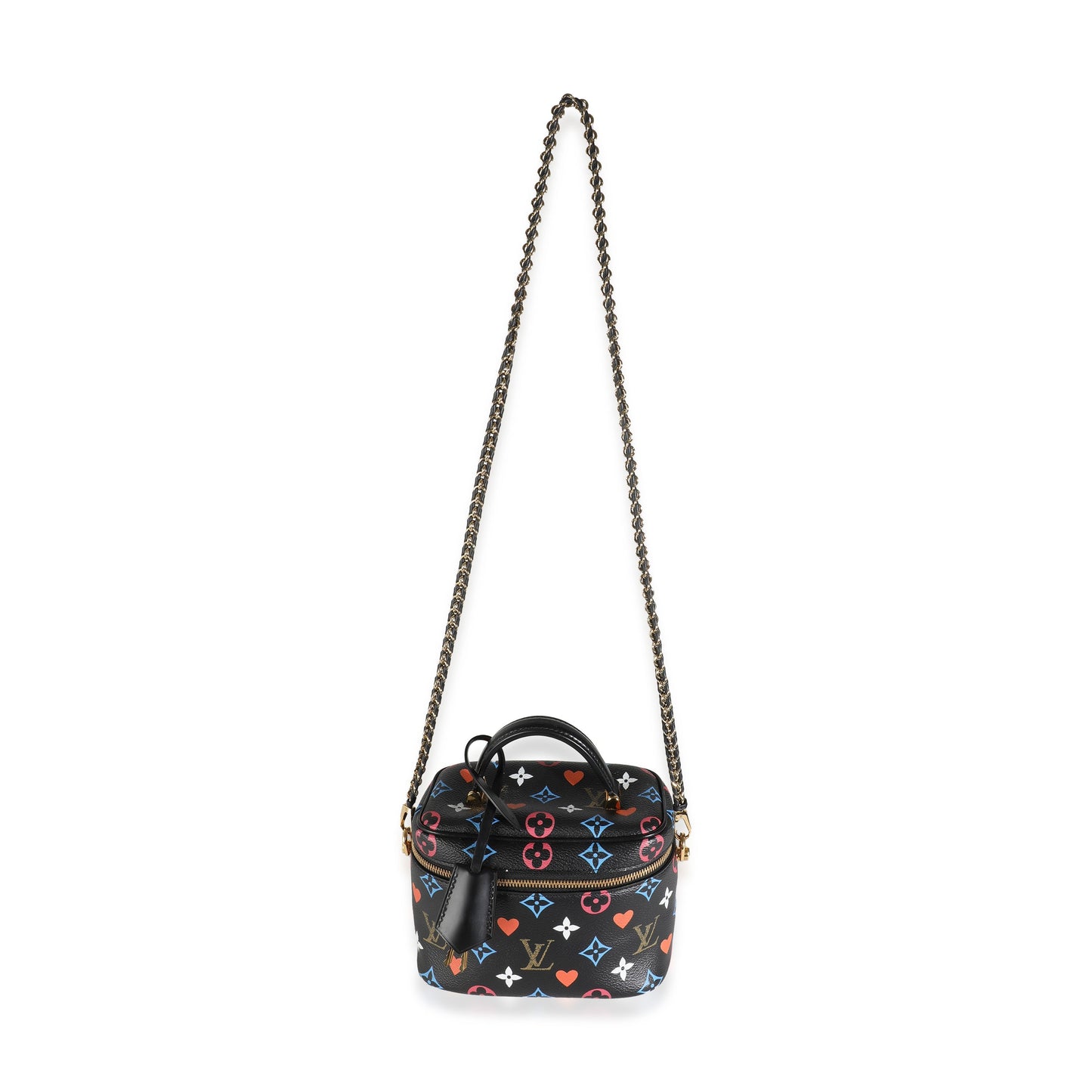 Louis Vuitton Black Multicolor Canvas Game On Vanity PM