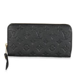 Louis Vuitton Black Empreinte Zippy Wallet