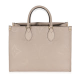 Louis Vuitton Tourterelle Monogram Empreinte Giant Onthego MM