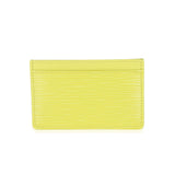 Louis Vuitton Citron Epi Card Case