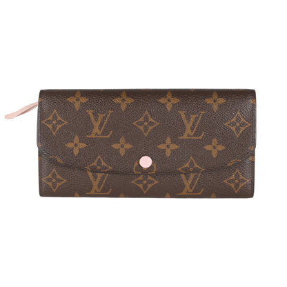 Louis Vuitton Rose Ballerine Monogram Canvas Emilie Wallet