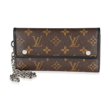 Louis Vuitton Monogram Macassar Canvas Ron Wallet
