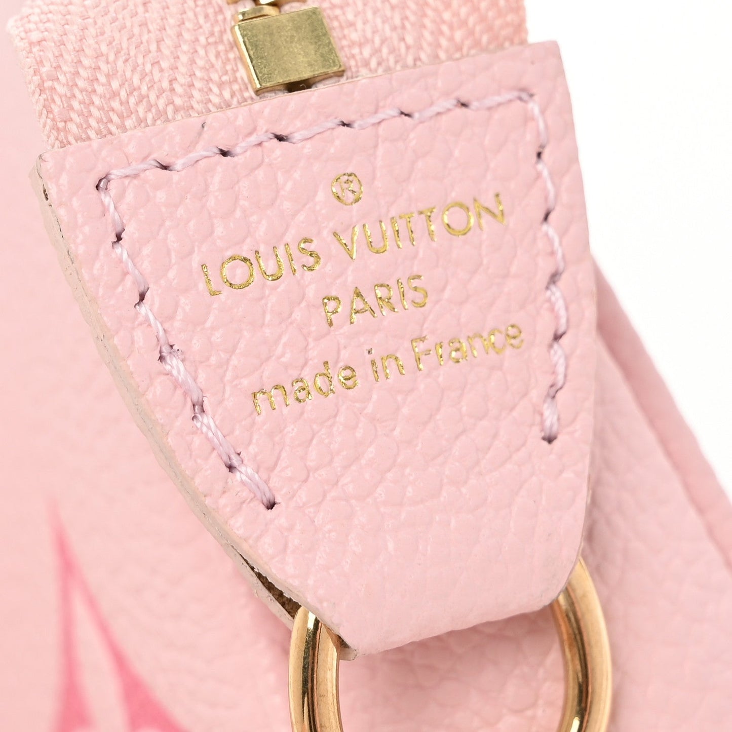 Louis Vuitton Empreinte Monogram Giant By The Pool Mini Pochette Accessories Bouton De Rose