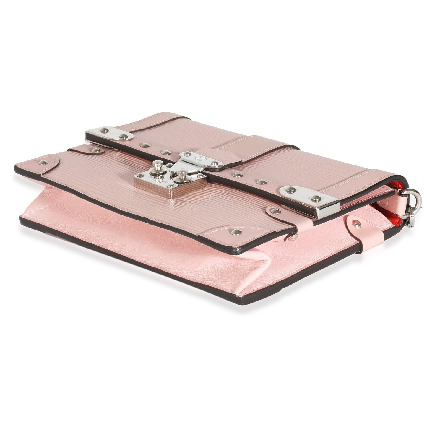 Louis Vuitton Rose Ballerine Epi Trunk Chain Wallet