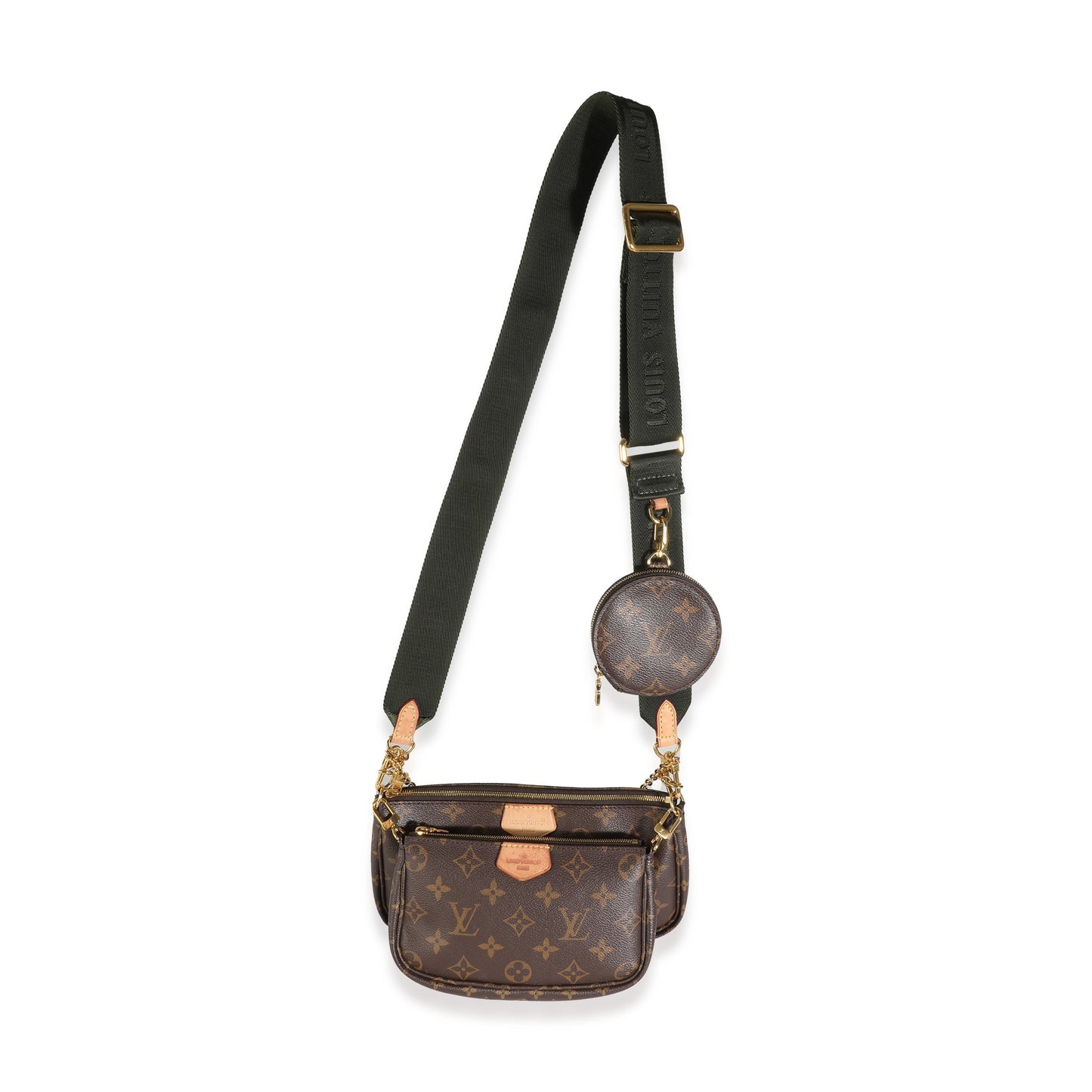 Louis Vuitton Khaki Monogram Canvas Multi Pochette Accessoires