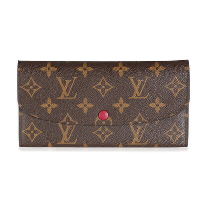 Louis Vuitton Fuchsia Monogram Canvas Emilie Wallet