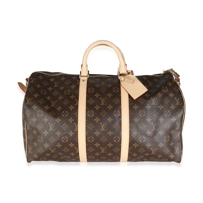 Louis Vuitton Monogram Canvas Keepall Bandouliere 50