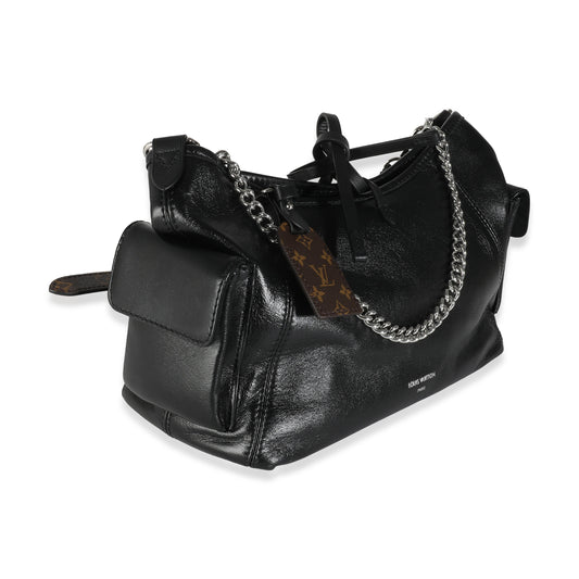 Louis Vuitton Black Lambskin CarryAll Cargo Vibe PM