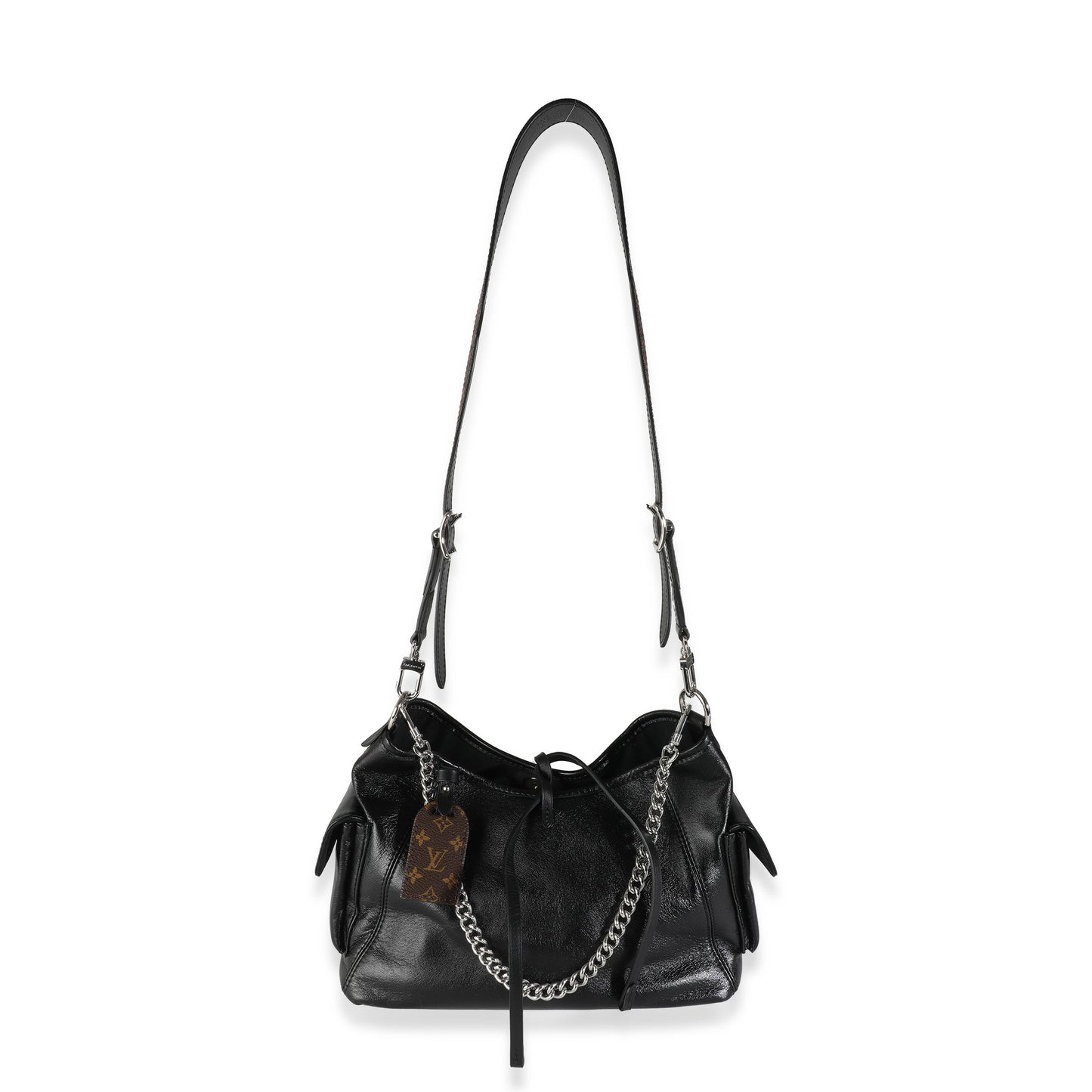 Louis Vuitton Black Lambskin CarryAll Cargo Vibe PM