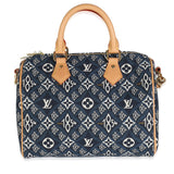 Louis Vuitton Blue Since 1854 Jacquard Canvas Speedy Bandouliere 25