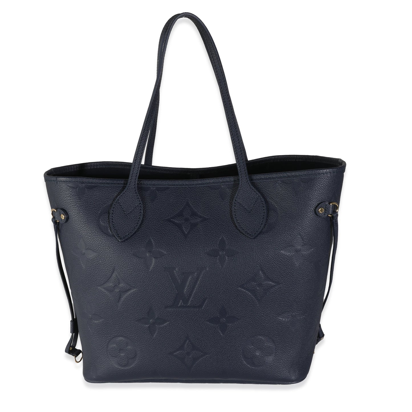 Louis Vuitton Navy Monogram Giant Empreinte Neverfull MM