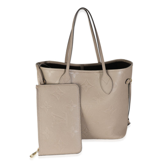 Louis Vuitton Tourterelle Monogram Empreinte Neverfull MM