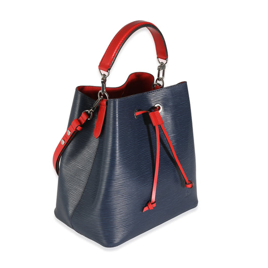 Louis Vuitton Indigo Coquelicot Epi Neonoe MM