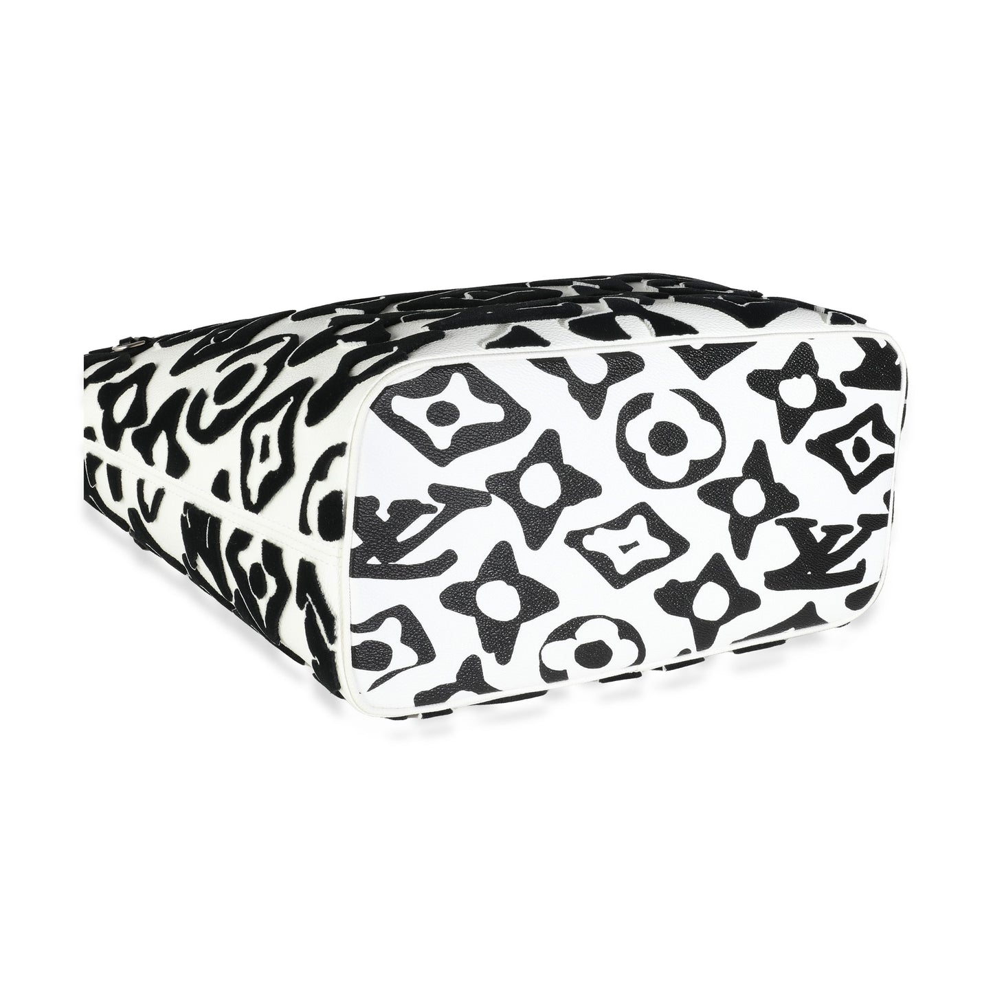 Louis Vuitton x UF Black White Tufted Monogram Neverfull MM