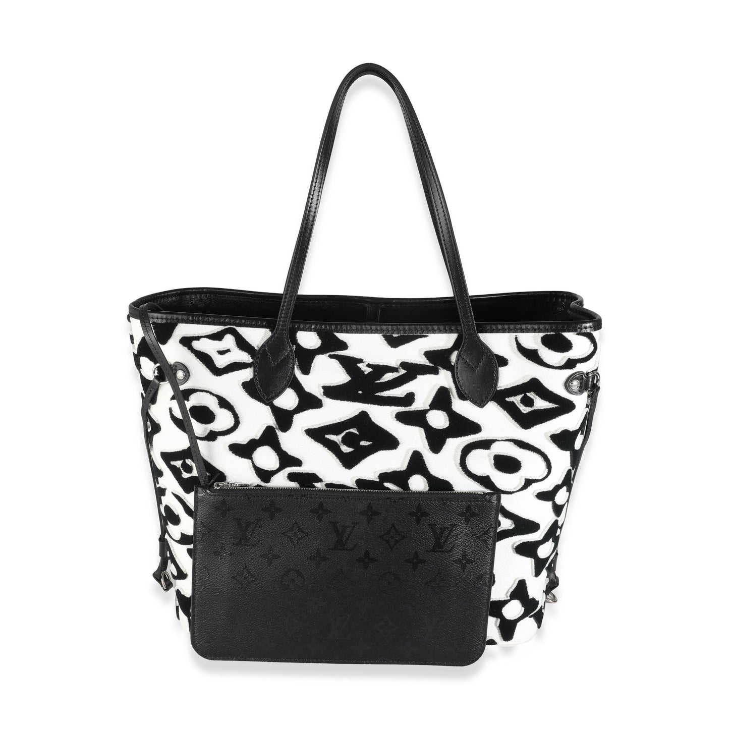 Louis Vuitton x UF Black White Tufted Monogram Neverfull MM