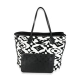 Louis Vuitton x UF Black White Tufted Monogram Neverfull MM
