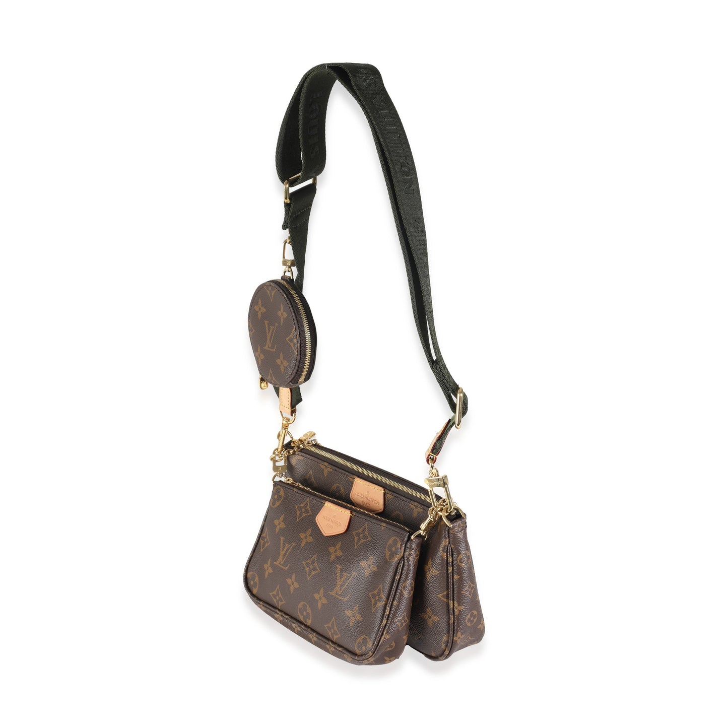 Louis Vuitton Khaki Monogram Canvas Multi Pochette Accessoires