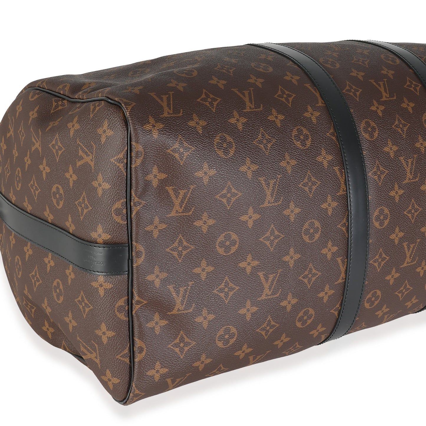 Louis Vuitton Monogram Macassar Canvas Keepall Bandouliere 55