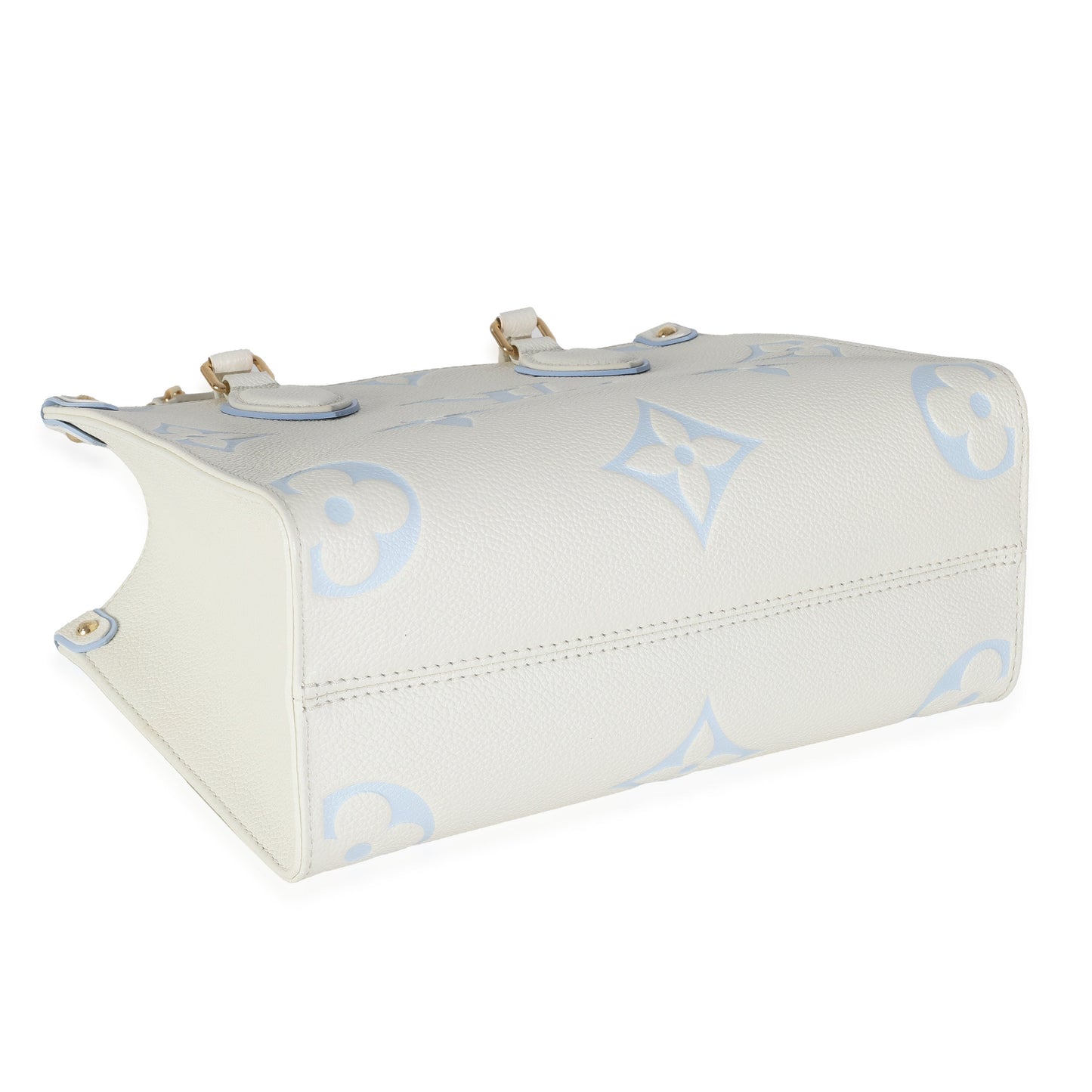 Louis Vuitton Latte Candy Blue Monogram Giant Empreinte Onthego PM