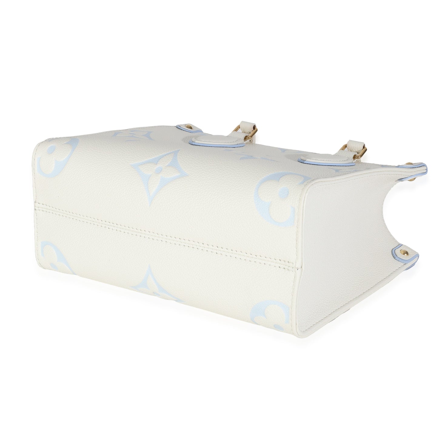 Louis Vuitton Latte Candy Blue Monogram Giant Empreinte Onthego PM