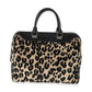 Louis Vuitton x Stephen Spro  Black Beige Velvet Leopard Speedy 30