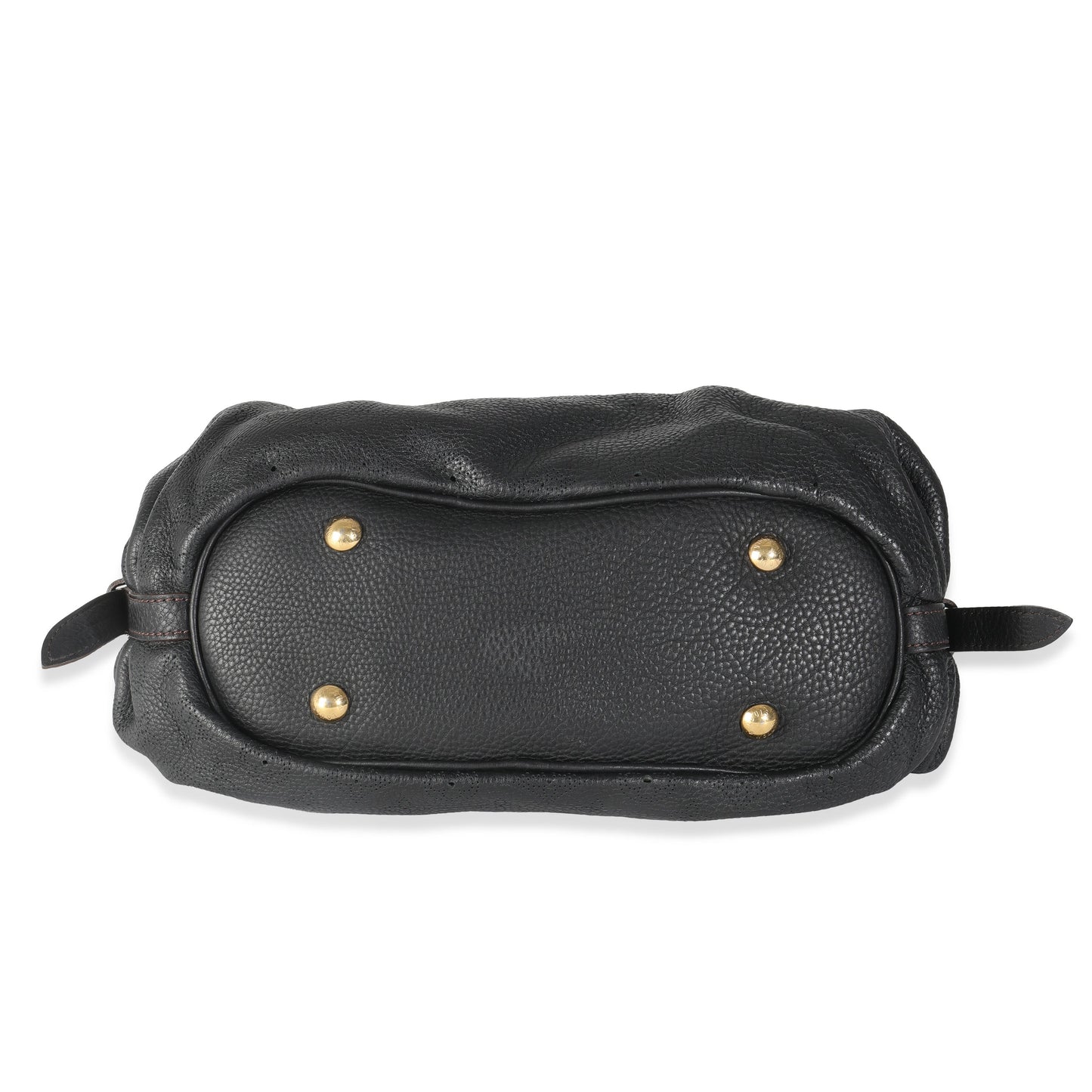 Louis Vuitton Black Monogram Mahina XS Hobo