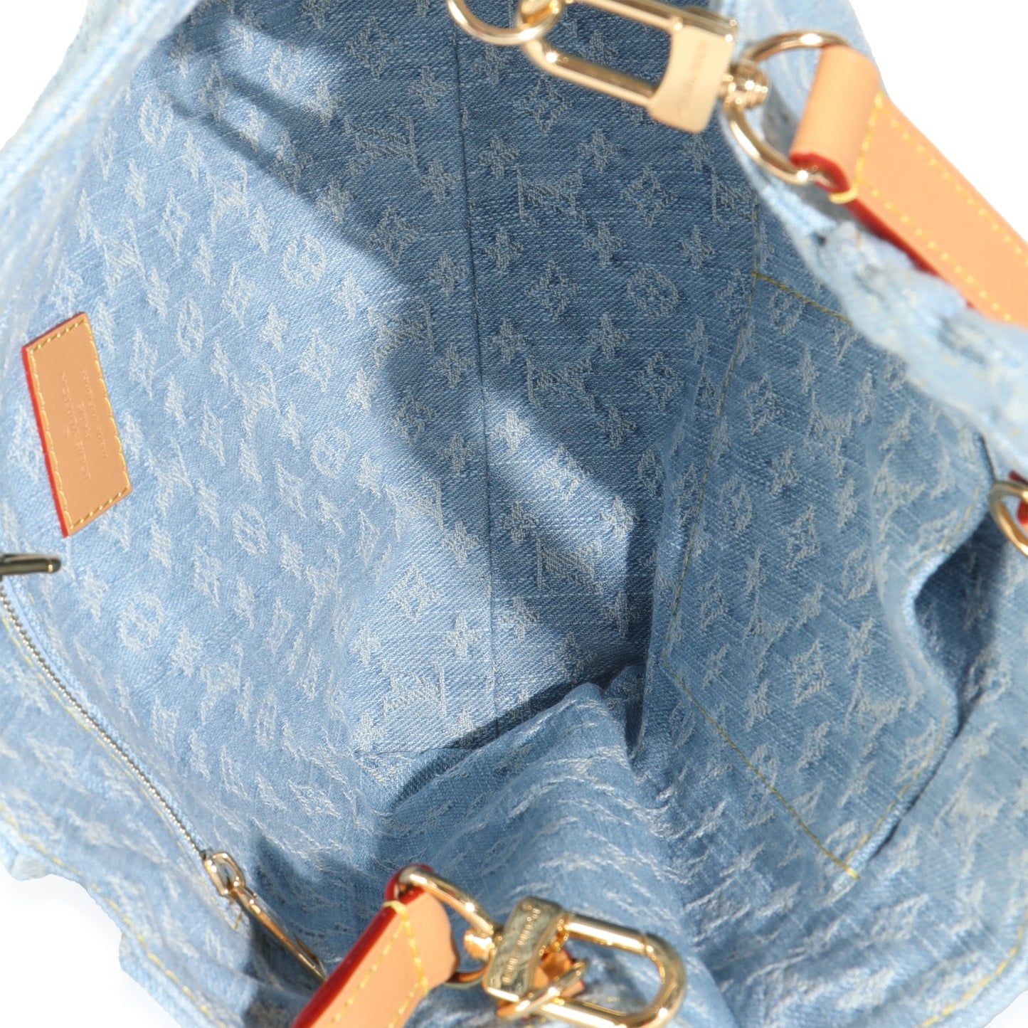 Louis Vuitton Sky Blue Monogram Denim Let Go PM