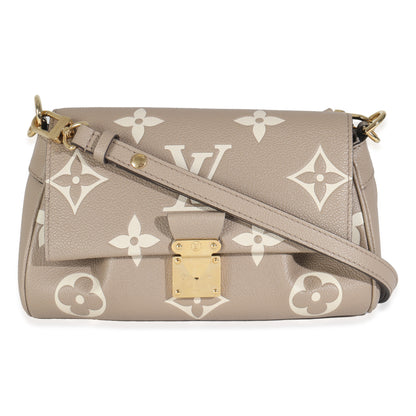 Louis Vuitton Tourterelle Creme Empreinte Monogram Giant Favorite