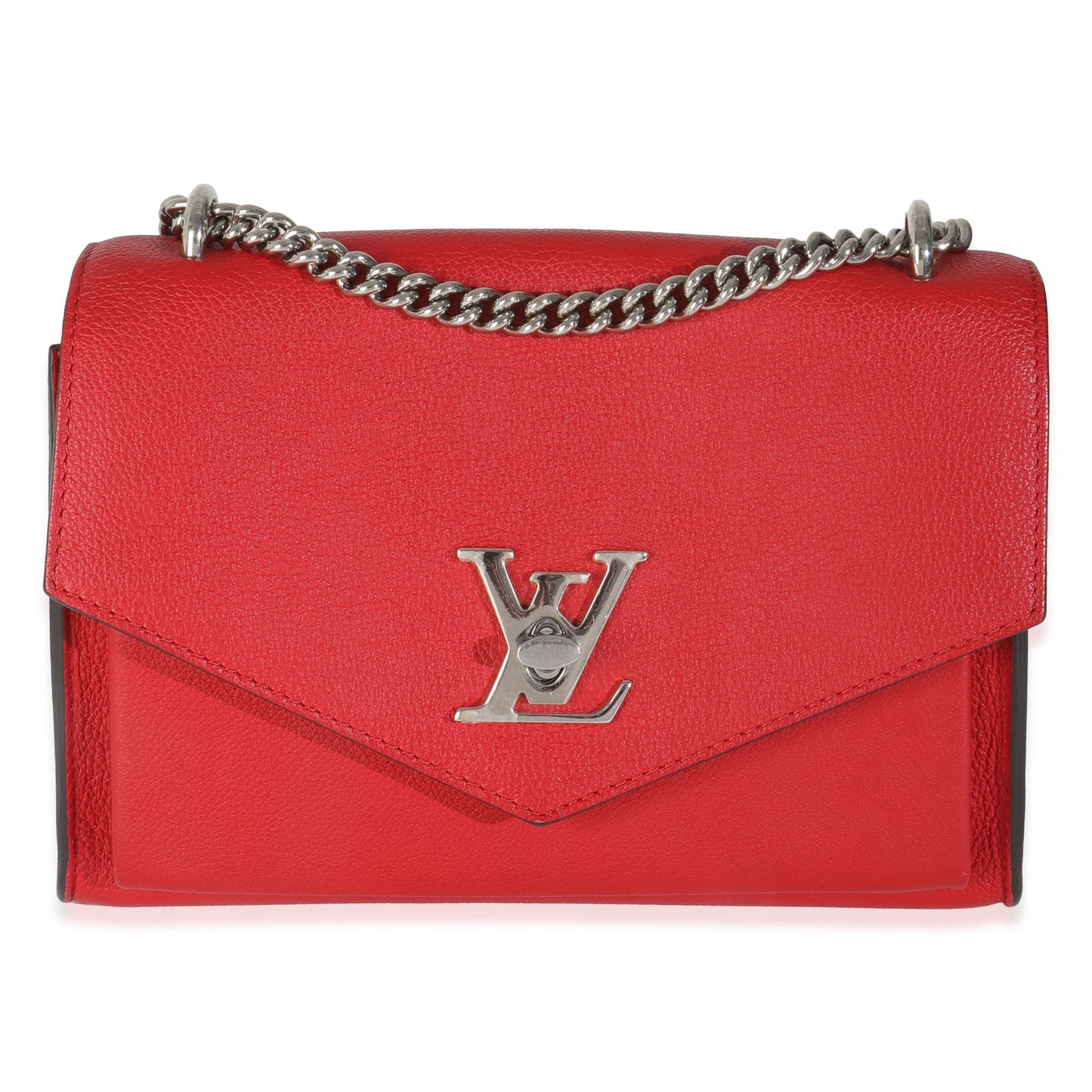 Louis Vuitton Rubis Soft Calfskin Mylockme Chain BB