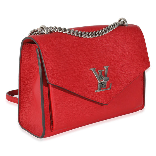 Louis Vuitton Rubis Soft Calfskin Mylockme Chain BB