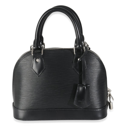 Louis Vuitton Black Epi Alma BB