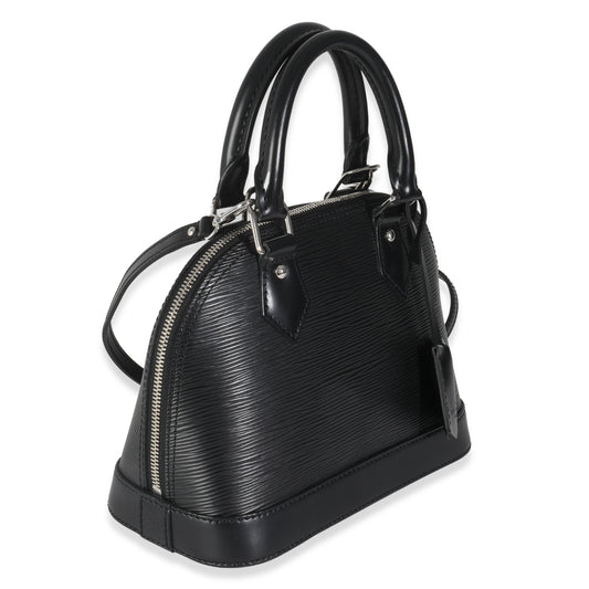 Louis Vuitton Black Epi Alma BB