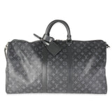Louis Vuitton Monogram Eclipse Canvas Keepall Bandouliere 55