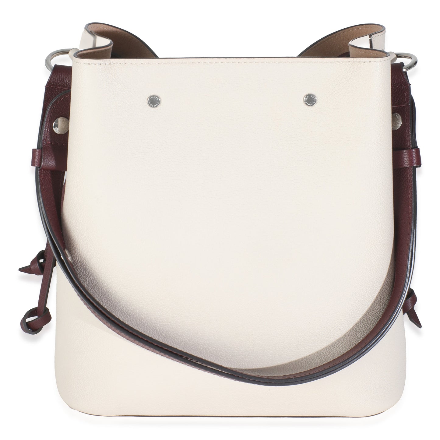 Louis Vuitton Soie Quartz Calla Calfskin Lockme Bucket Bag