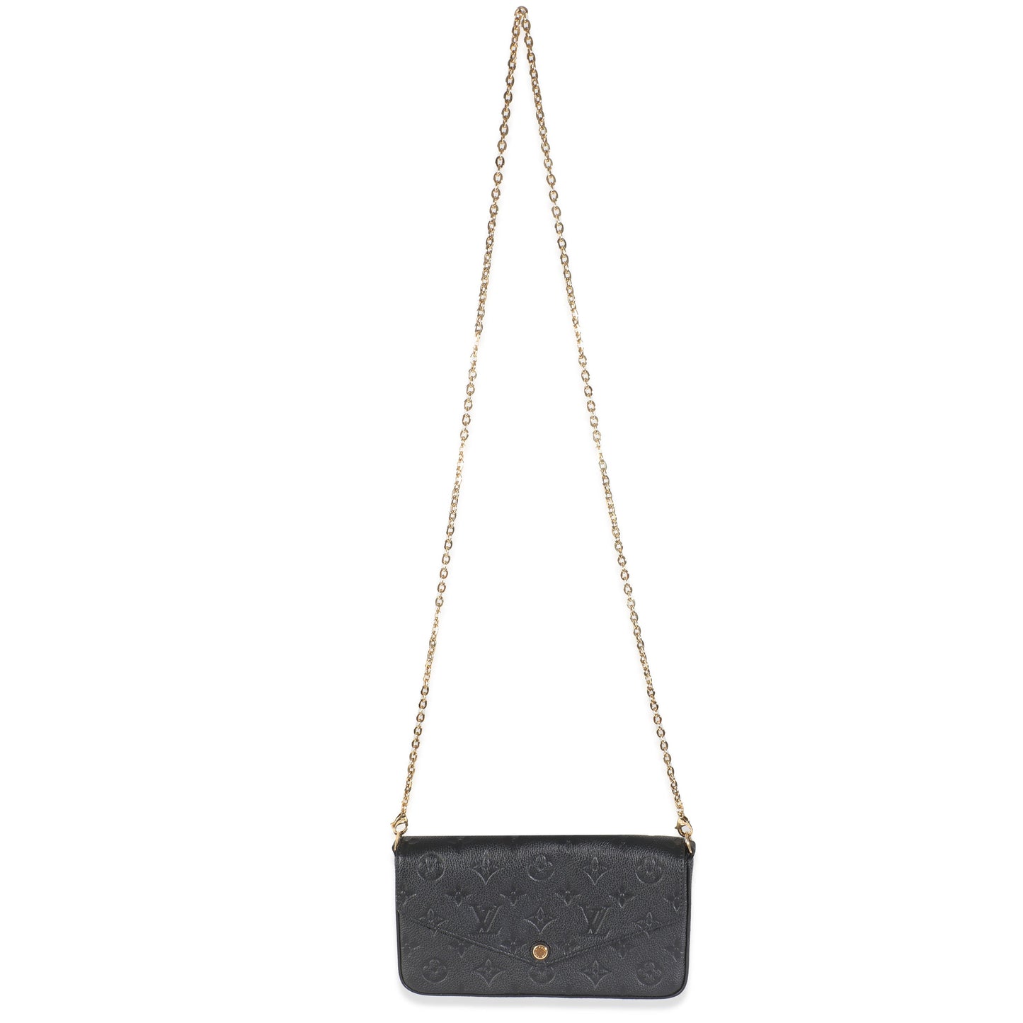 Louis Vuitton Black Monogram Empreinte Felicie Pochette