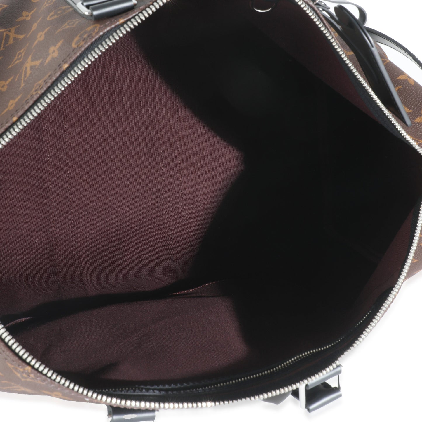 Louis Vuitton Monogram Maccassar Canvas Keepall Bandouliere 45