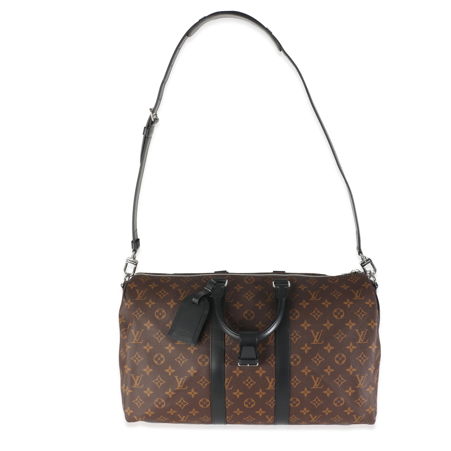 Louis Vuitton Monogram Maccassar Canvas Keepall Bandouliere 45