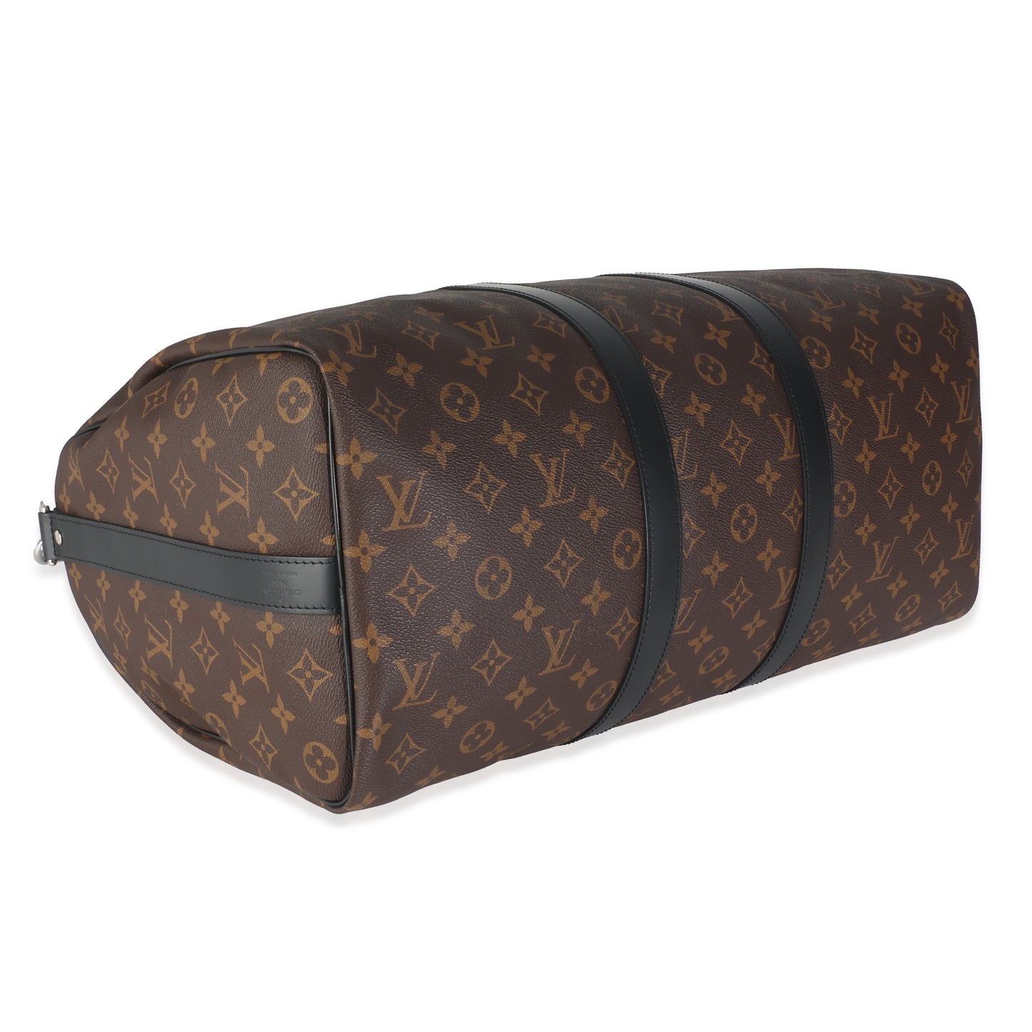 Louis Vuitton Monogram Maccassar Canvas Keepall Bandouliere 45