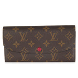 Louis Vuitton Fuchsia Monogram Canvas Emilie Wallet